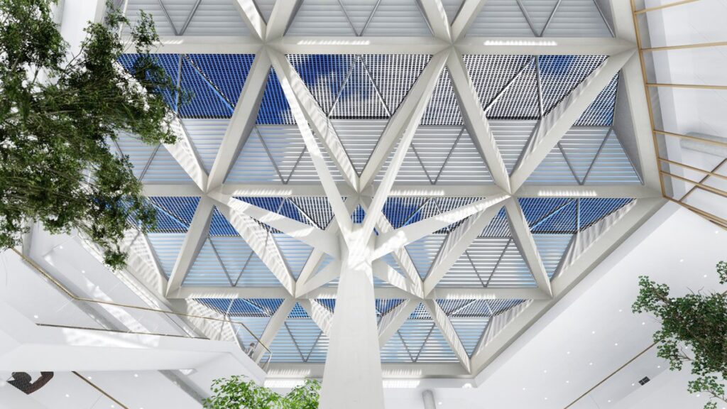 Proposed design for the Credit Agricole campus