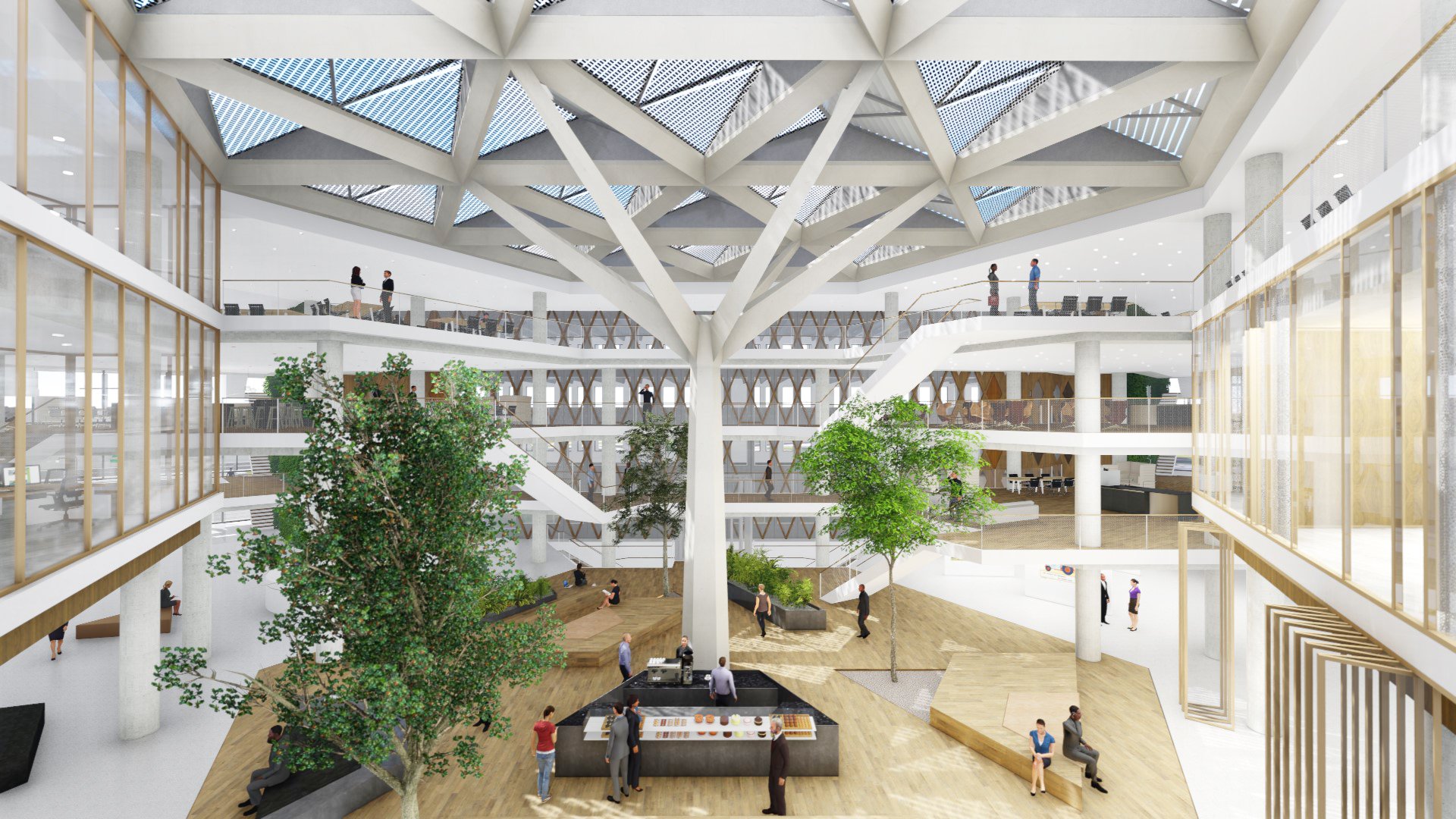 Proposed design for the Credit Agricole campus