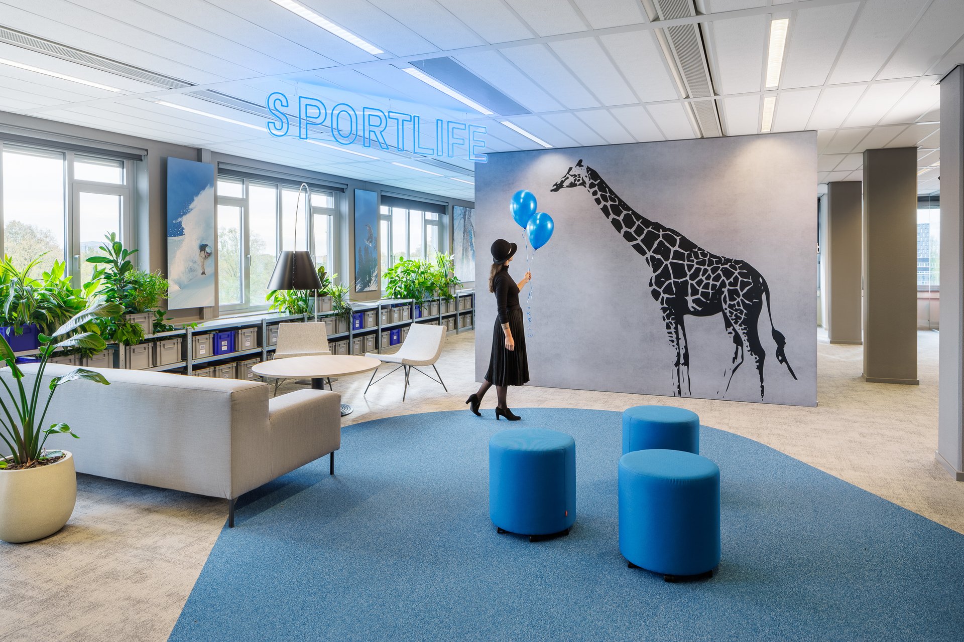 Sportlife Zone interior design by Fokkema & Partners