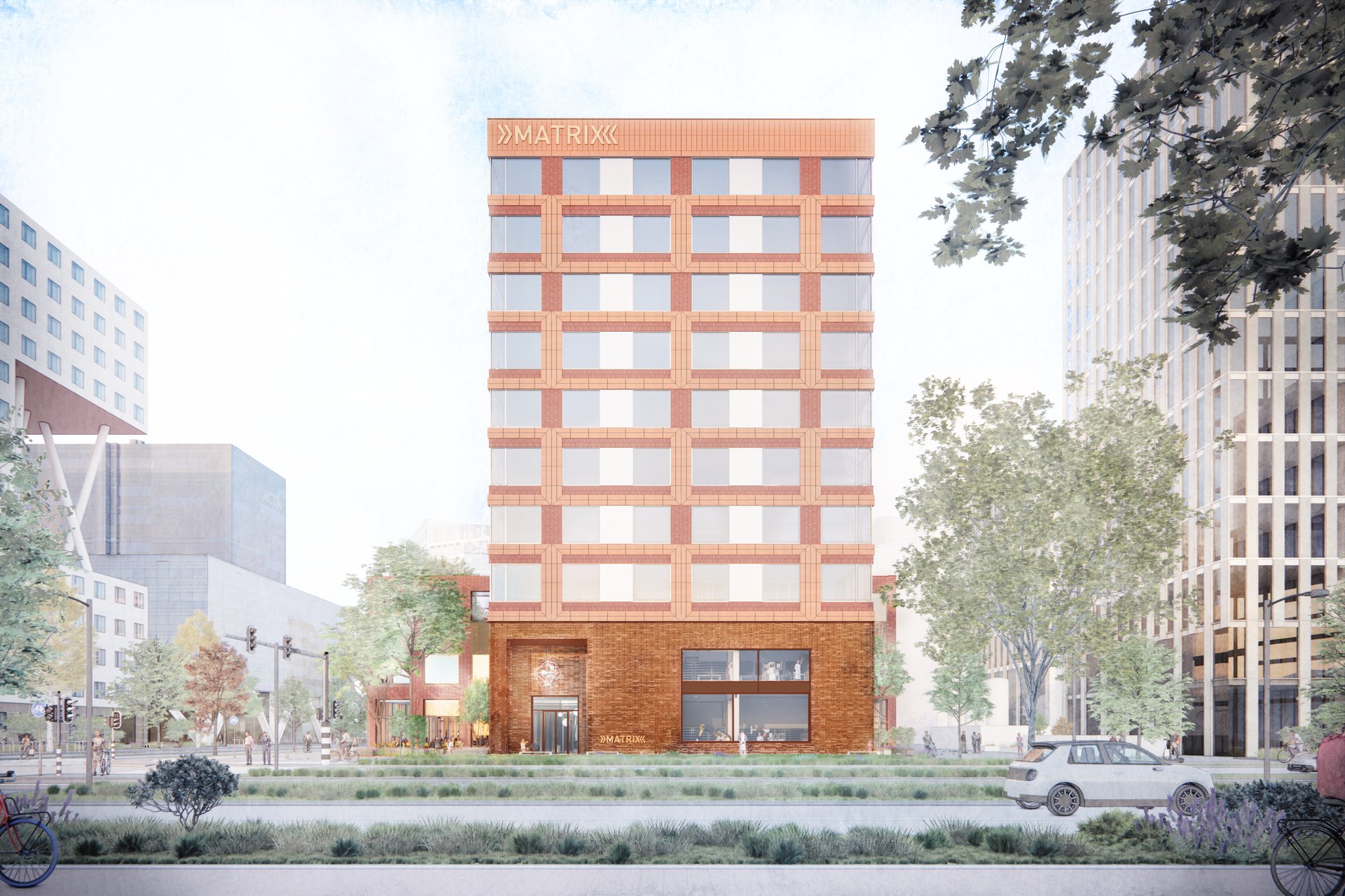 Matrix Innovation Center: An Urban Statement in the Zuidas District