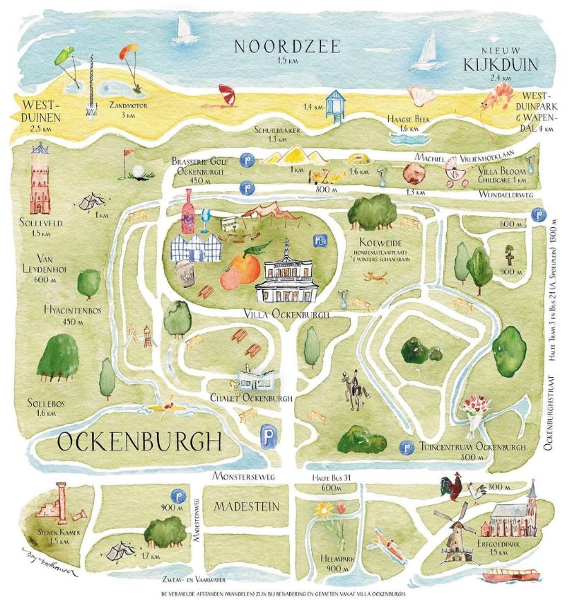 Illustration of Ockenburgh Estate