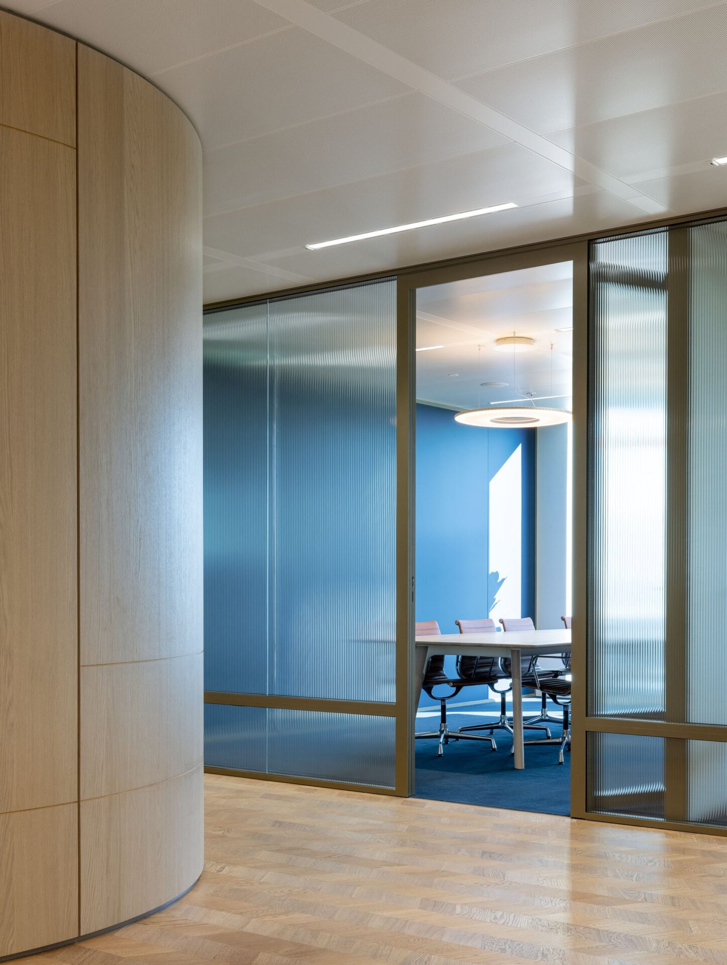 A playful yet sophisticated office space