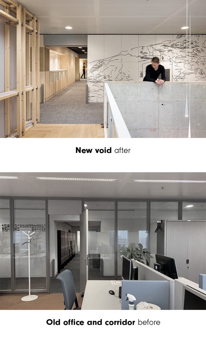 Void design in workspace