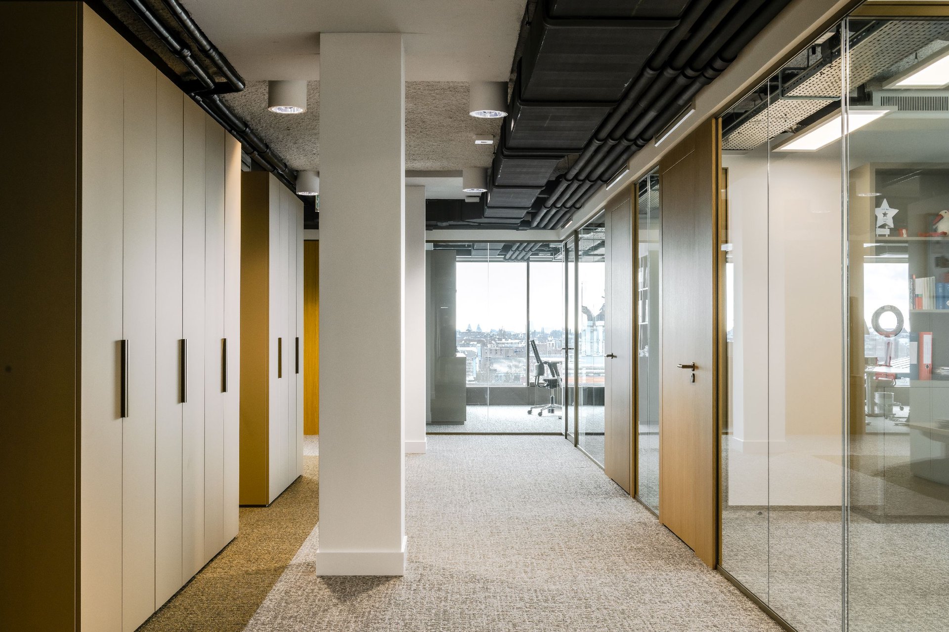 Interior with greenery and modern design