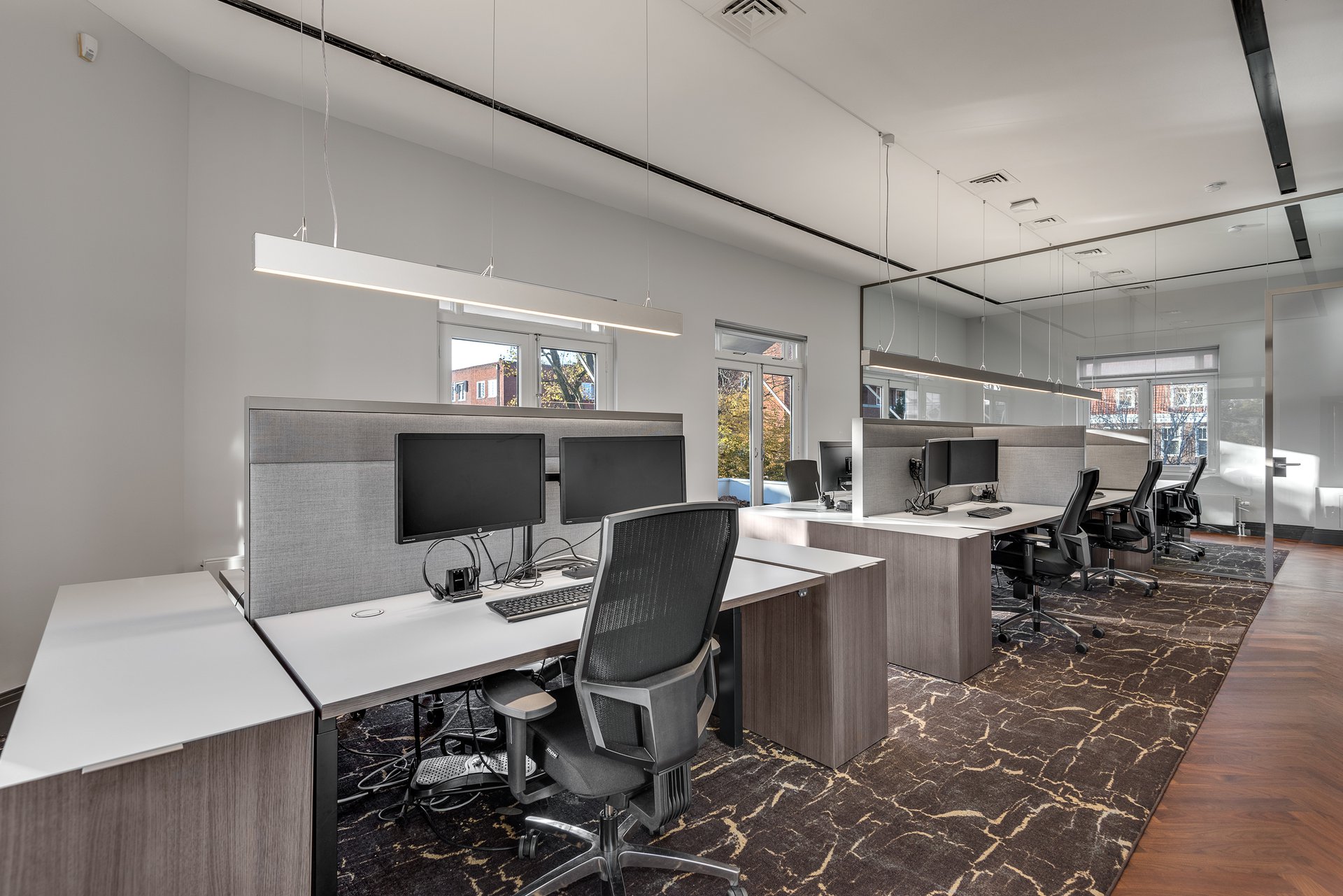 Office villa with contemporary layout