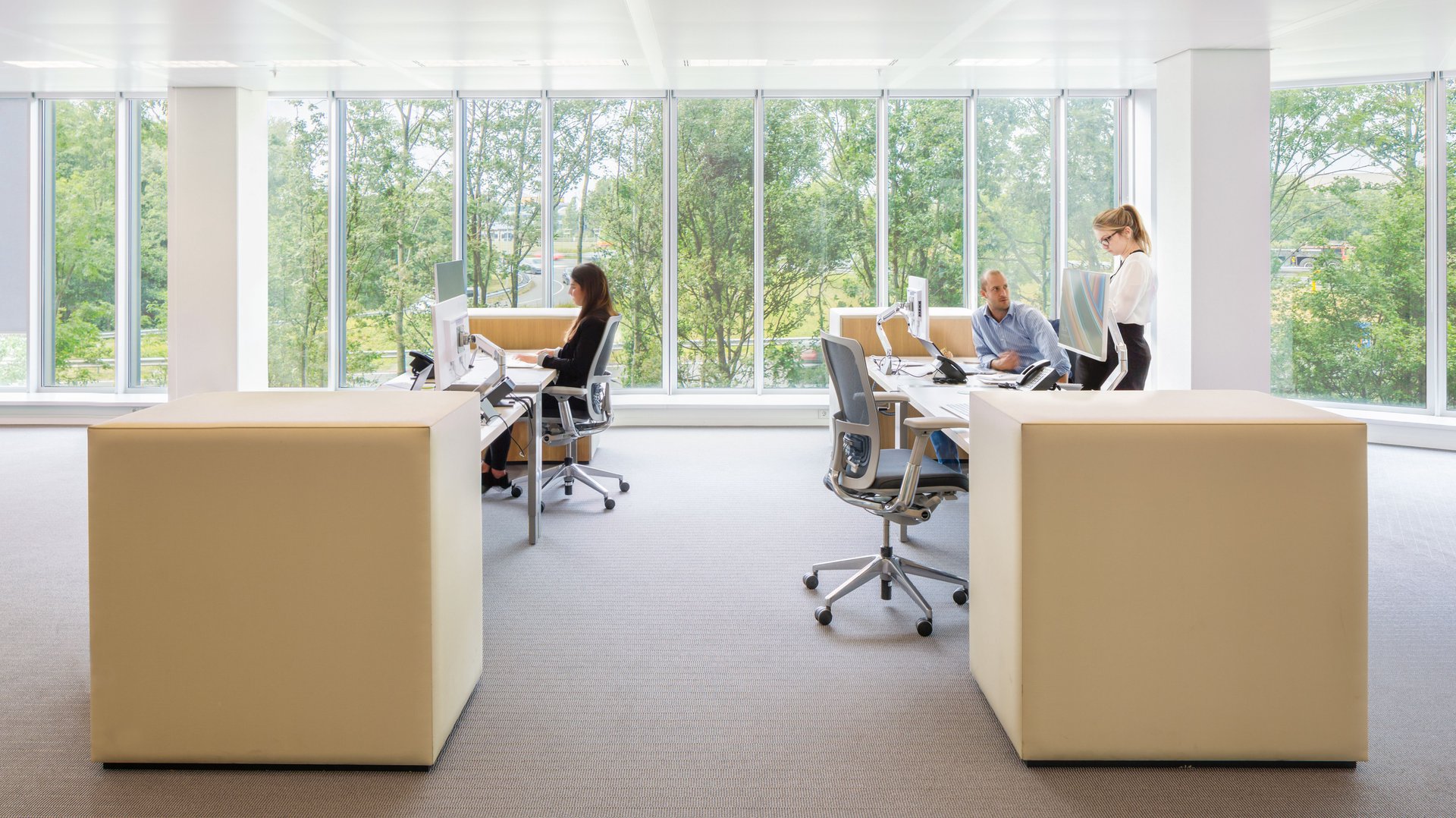 Deloitte and AKD office design showcasing a sustainable and innovative workspace