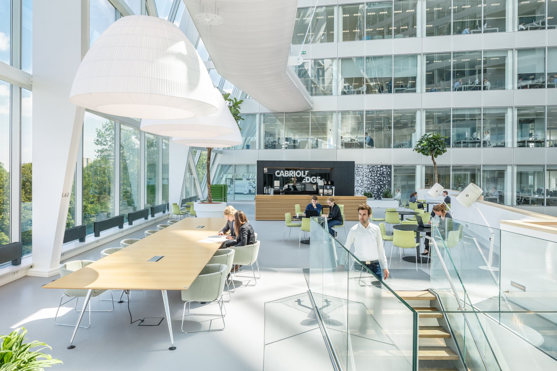 Deloitte and AKD office design showcasing a sustainable and innovative workspace