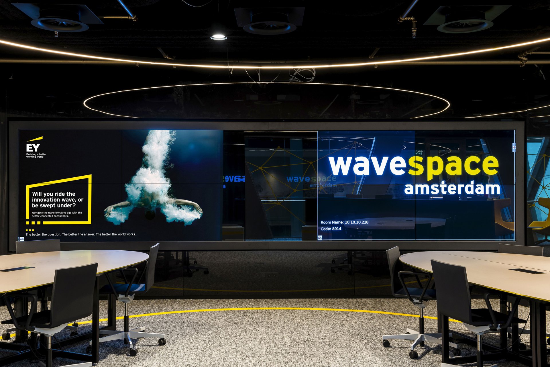 EY wavespace with dynamic and layered design