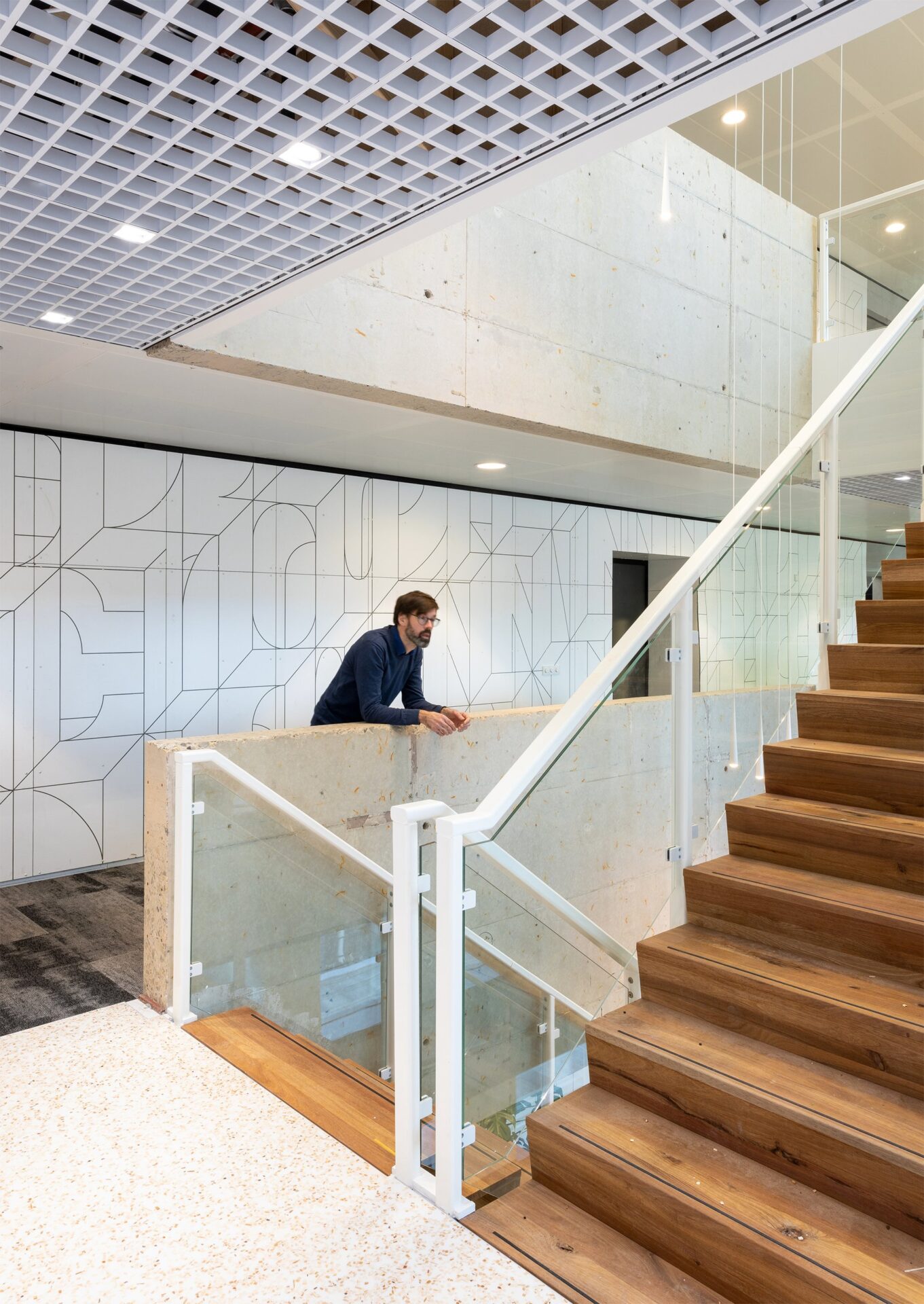 Interior view of the workspace