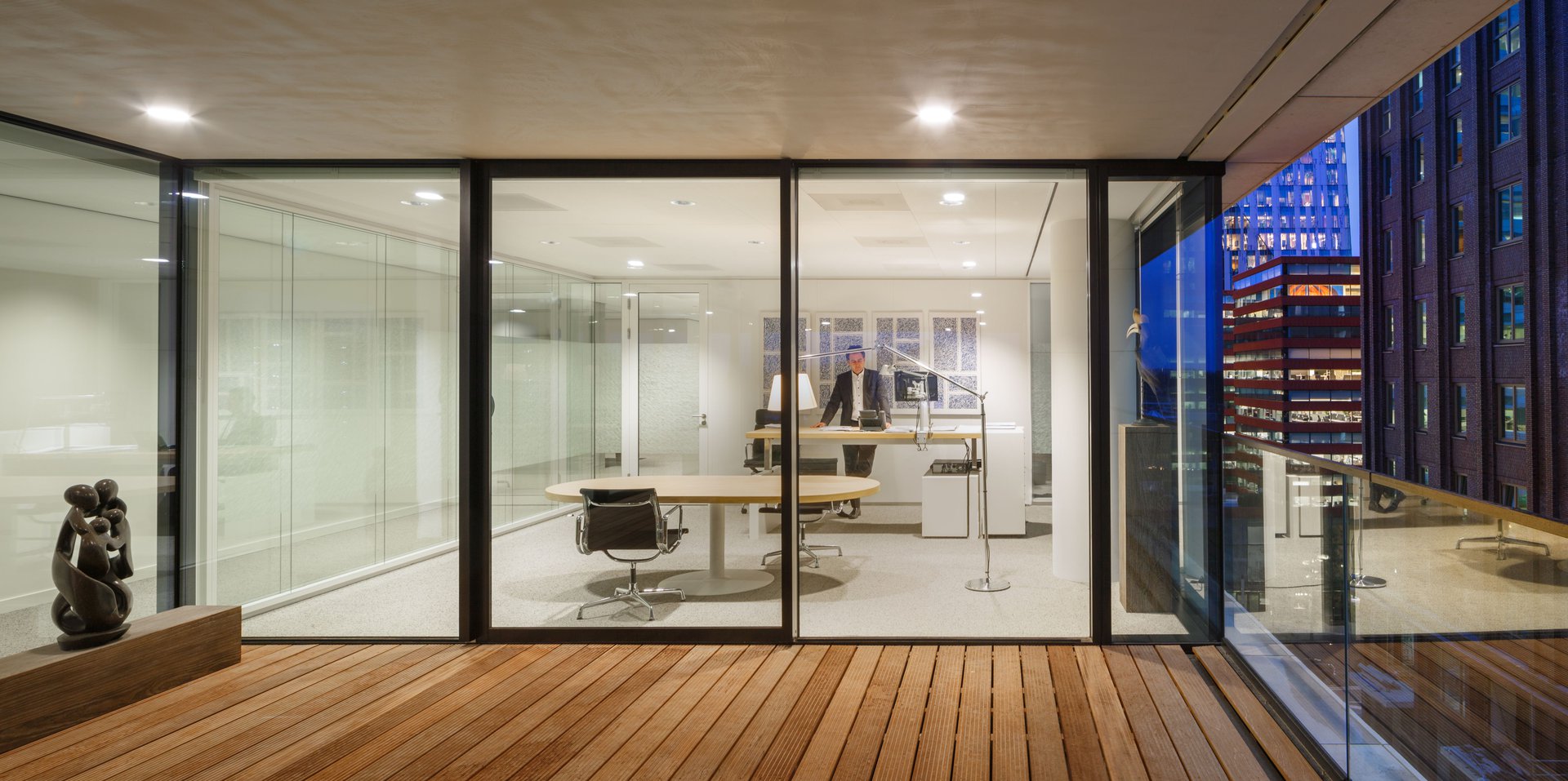 Luxury contemporary villa-type office with splendid views for Egon Zehnder