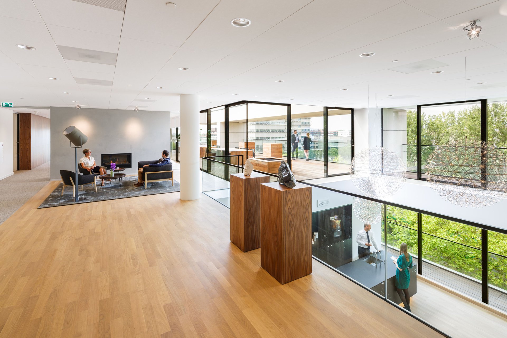 Luxury contemporary villa-type office with splendid views for Egon Zehnder