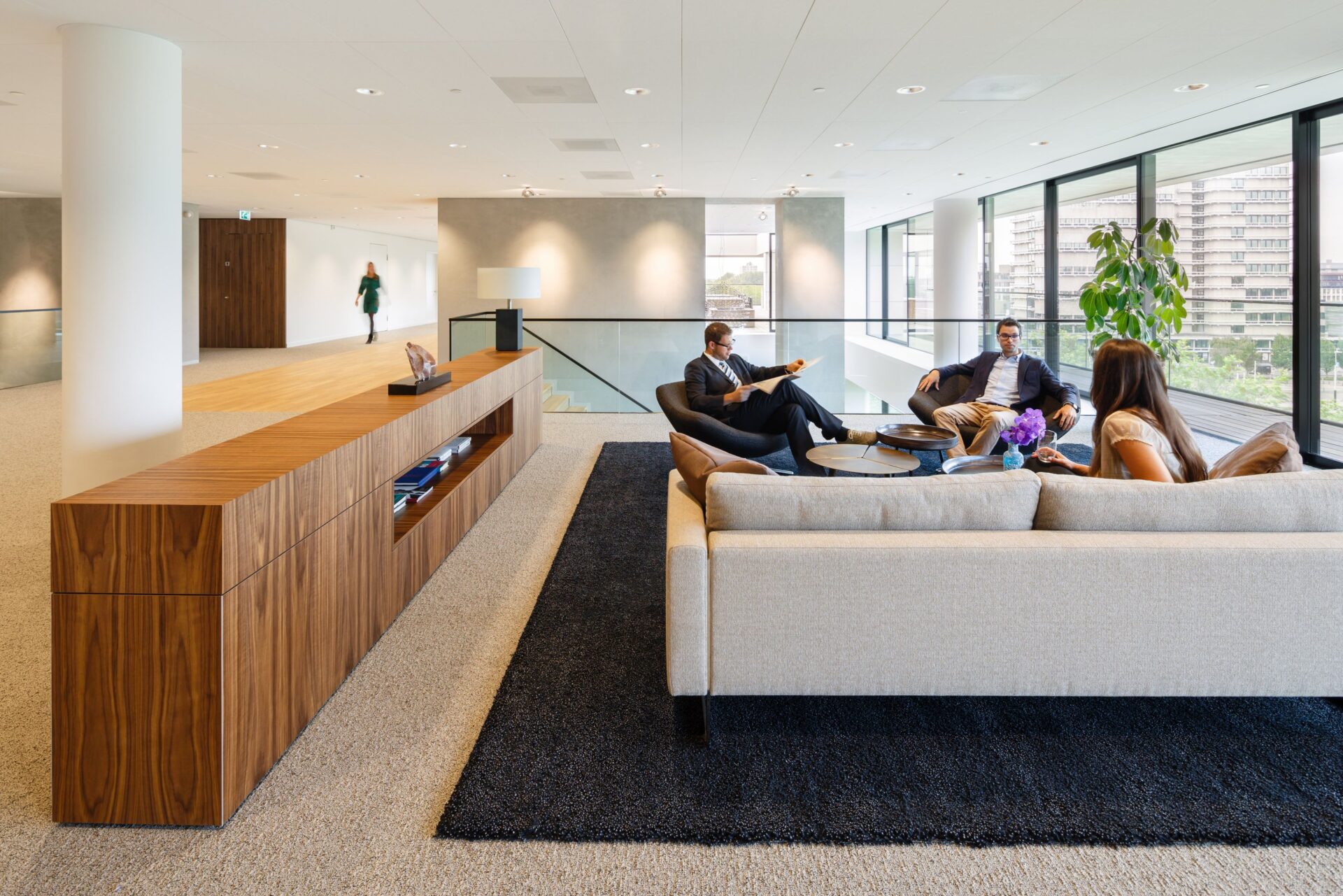 Luxury contemporary villa-type office with splendid views for Egon Zehnder