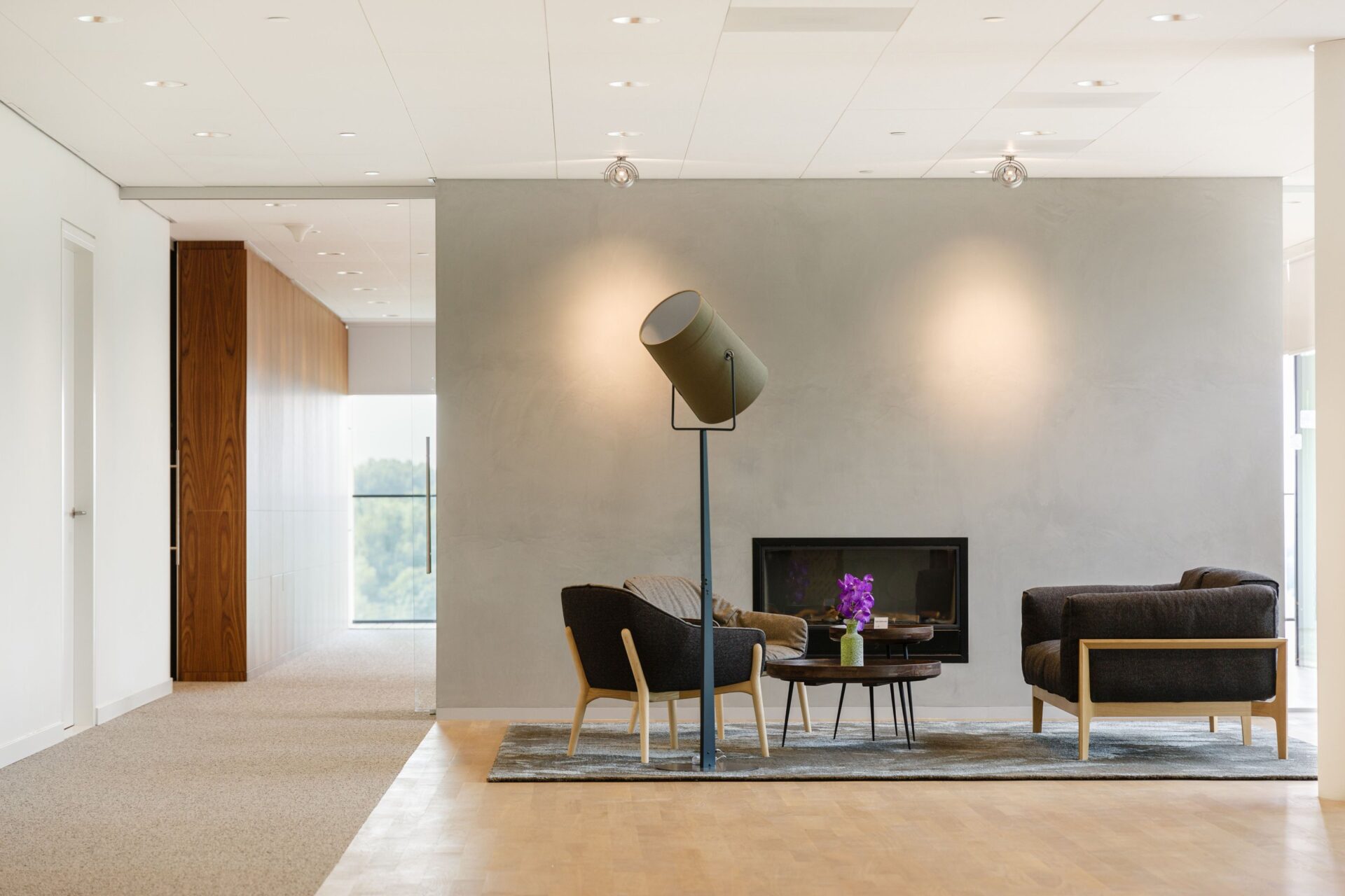 Luxury contemporary villa-type office with splendid views for Egon Zehnder