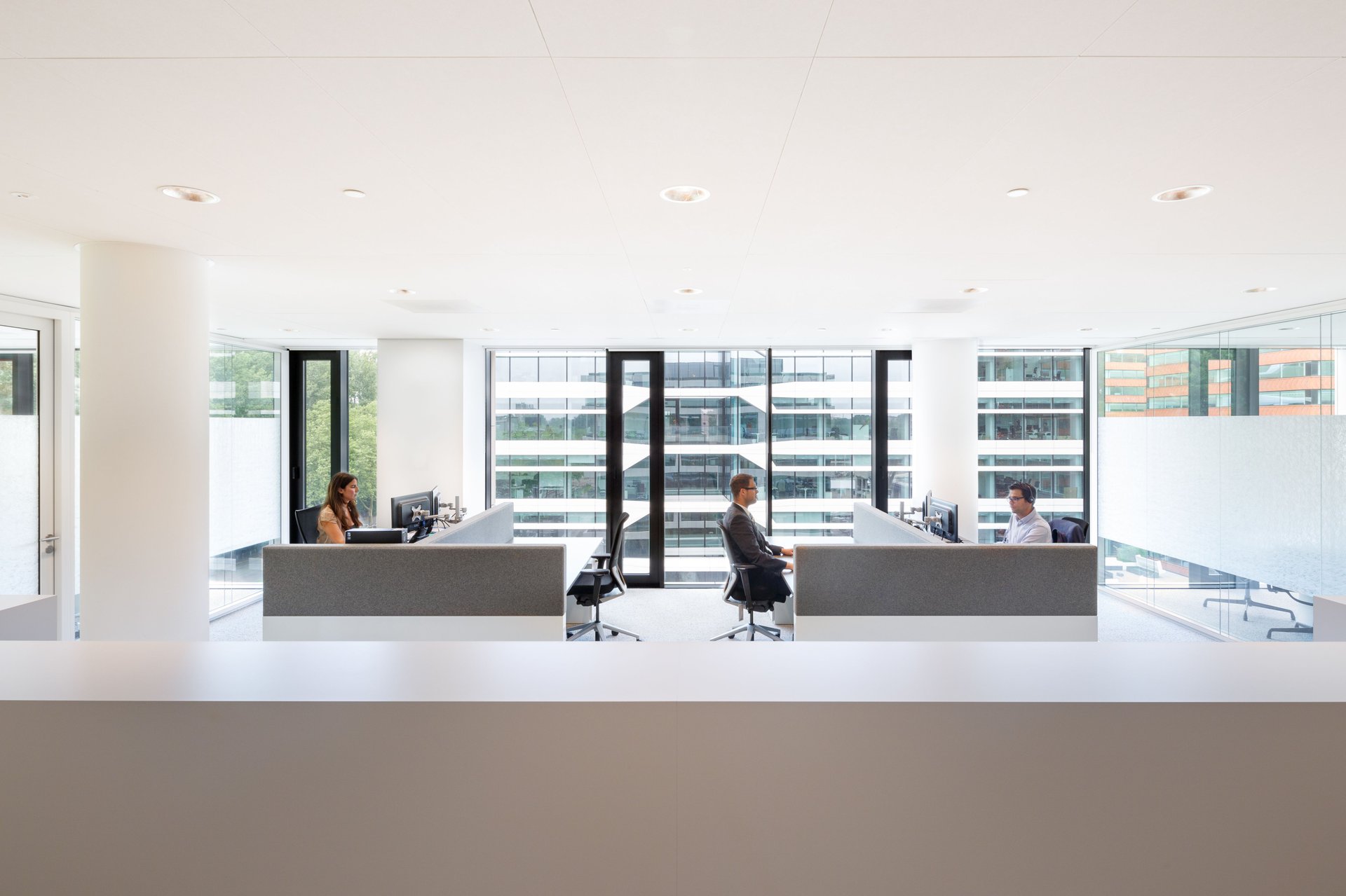 Luxury contemporary villa-type office with splendid views for Egon Zehnder