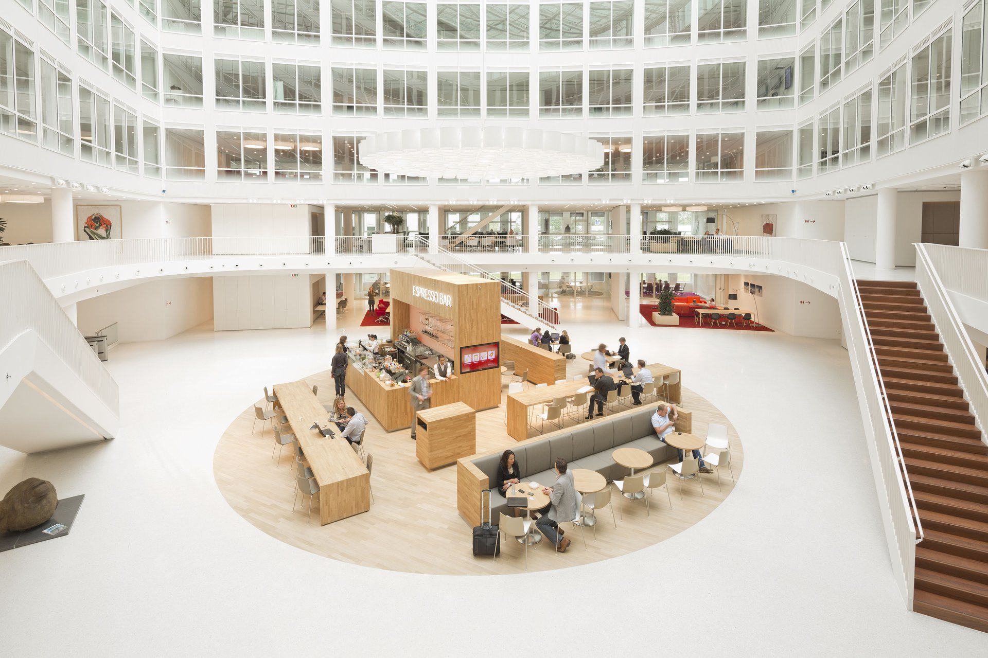 Eneco World interior design showcasing hospitality and activity-based working