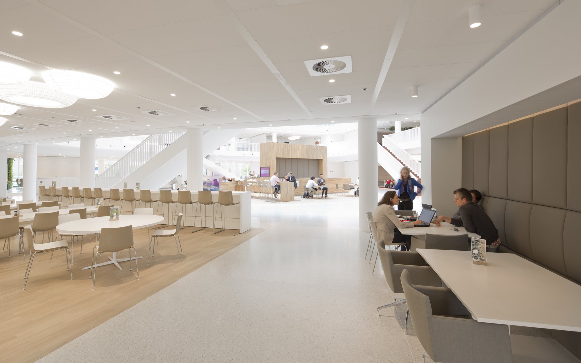 Eneco World interior design showcasing hospitality and activity-based working