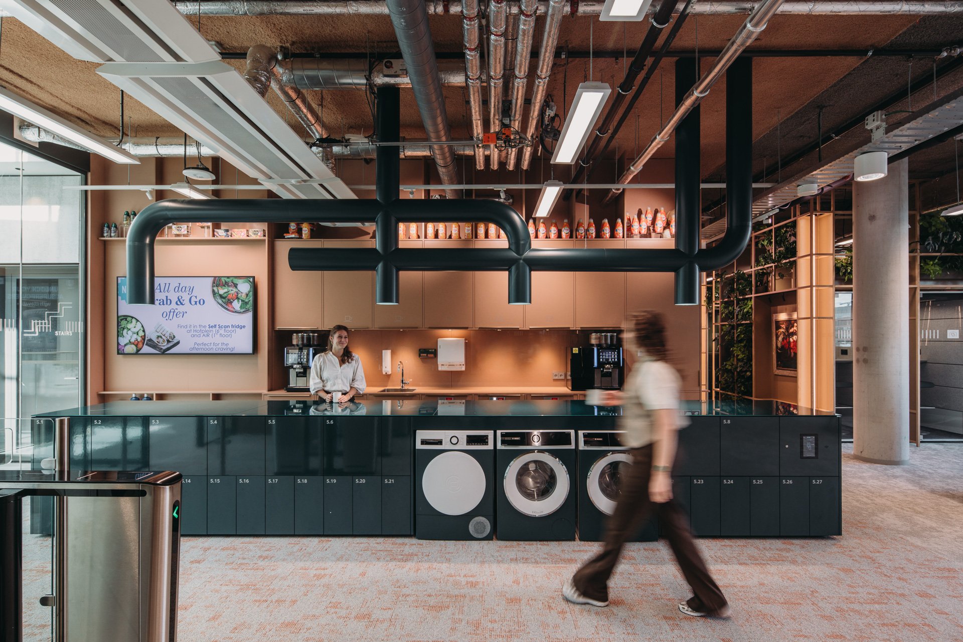 City meets work, work meets nature