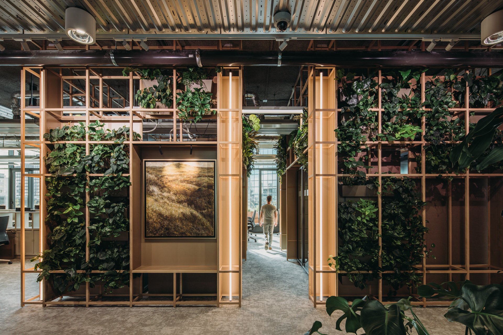 City meets work, work meets nature