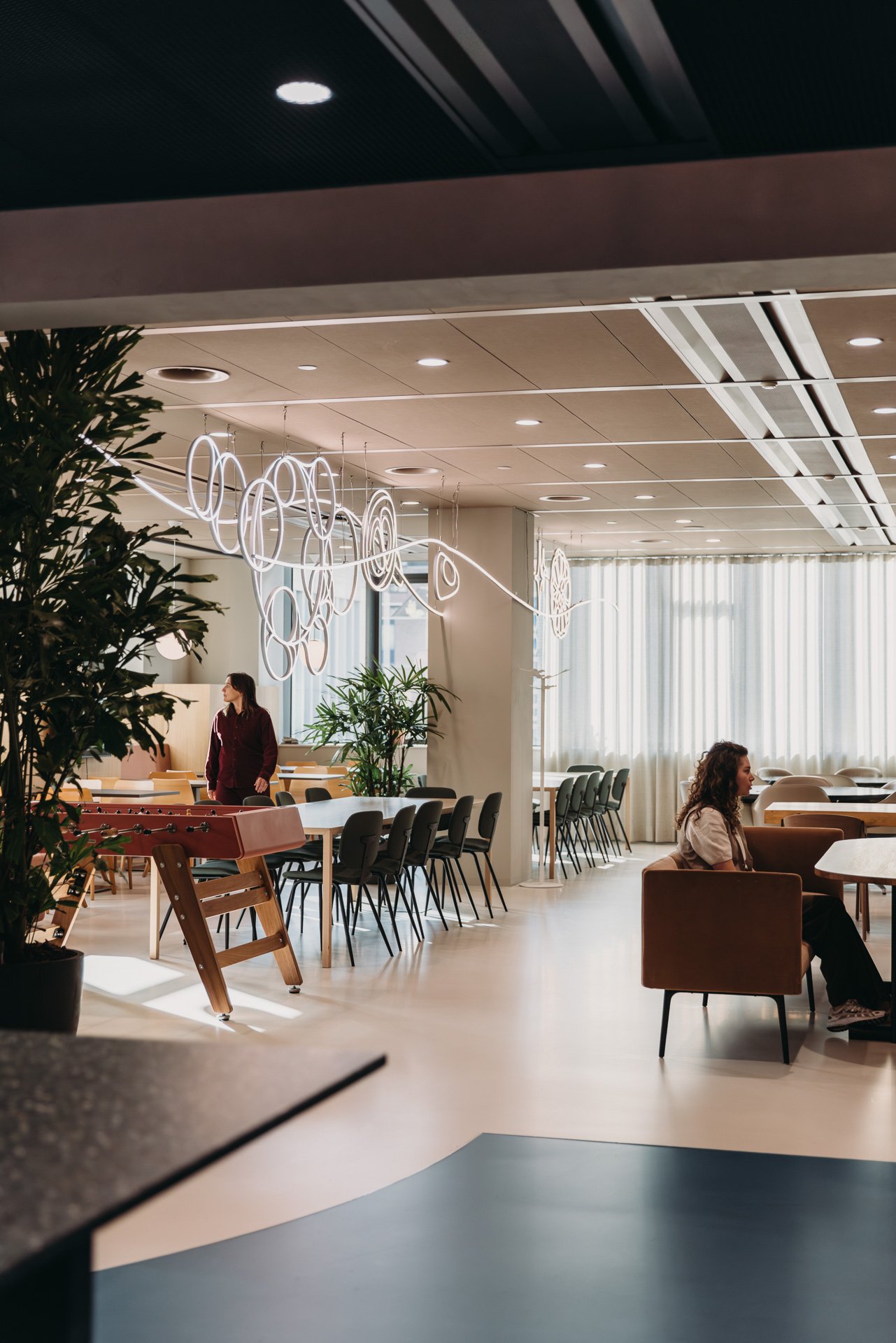 City meets work, work meets nature