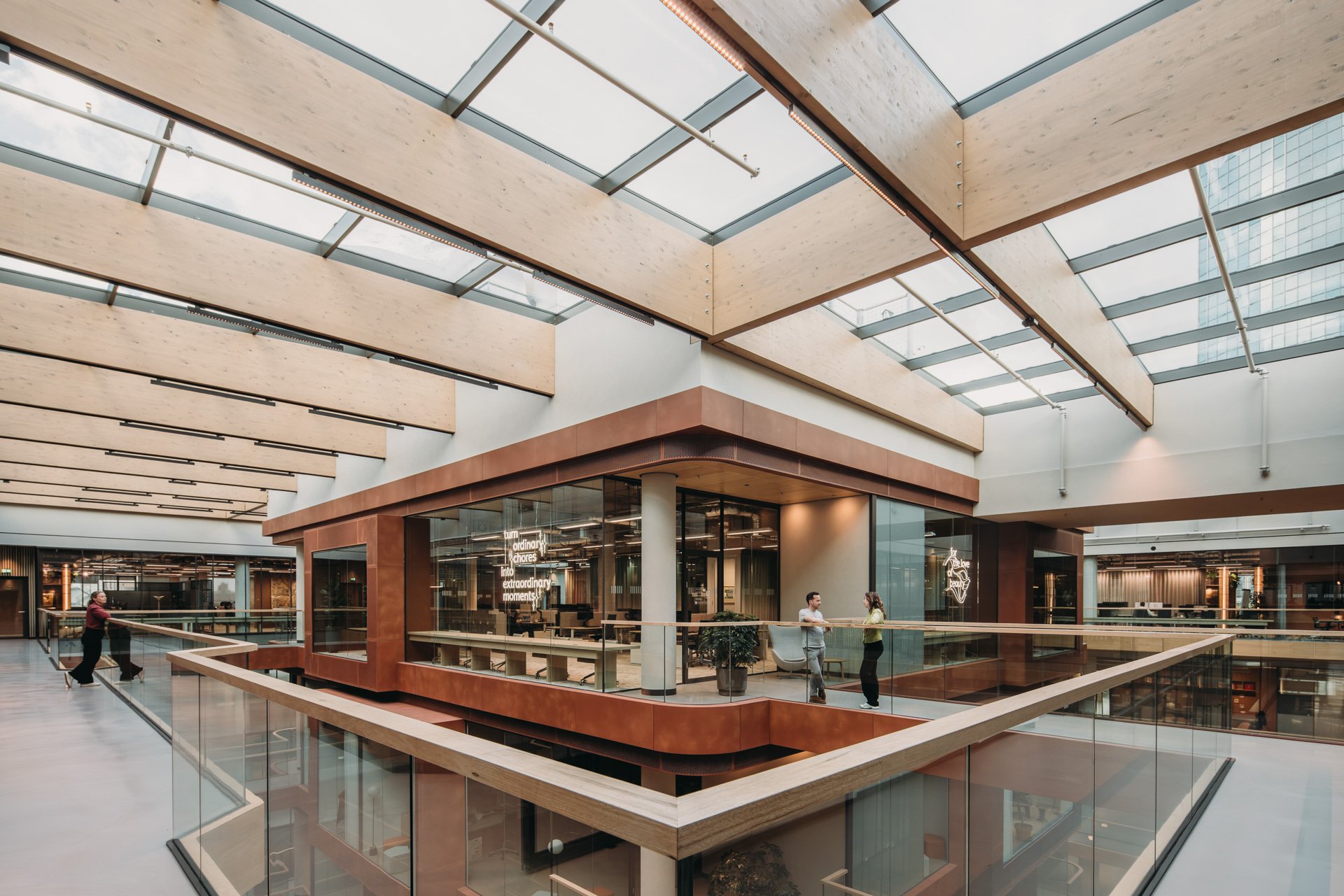 City meets work, work meets nature