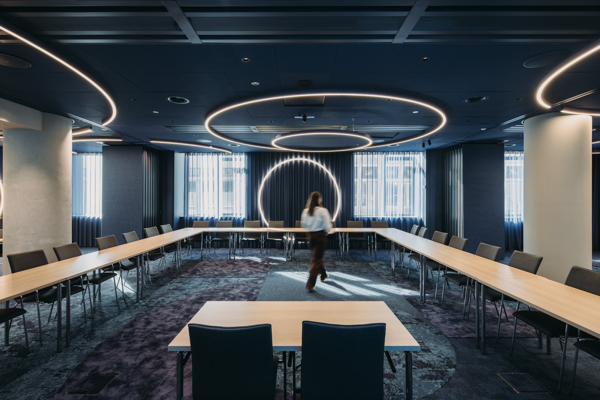 City meets work, work meets nature