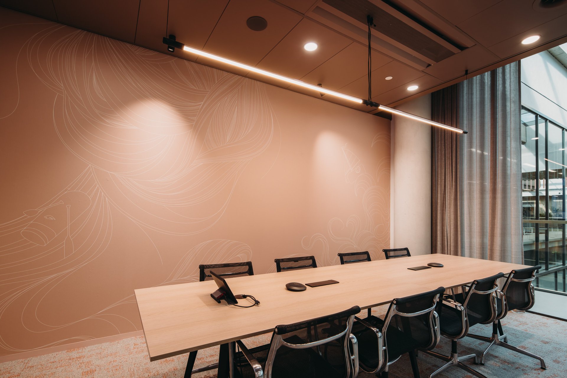 City meets work, work meets nature