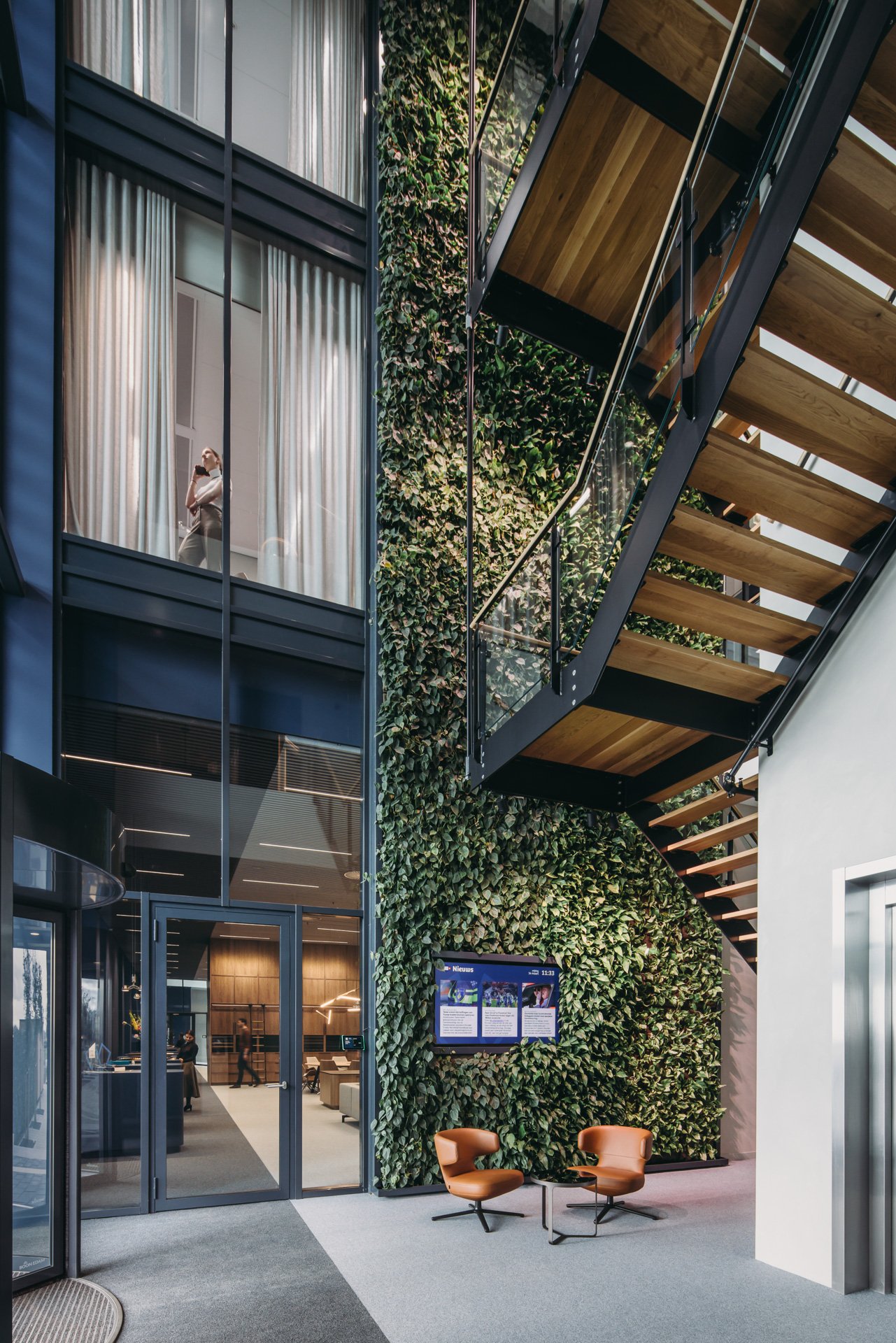 Interior view of VEBE's facility with a focus on craftsmanship
