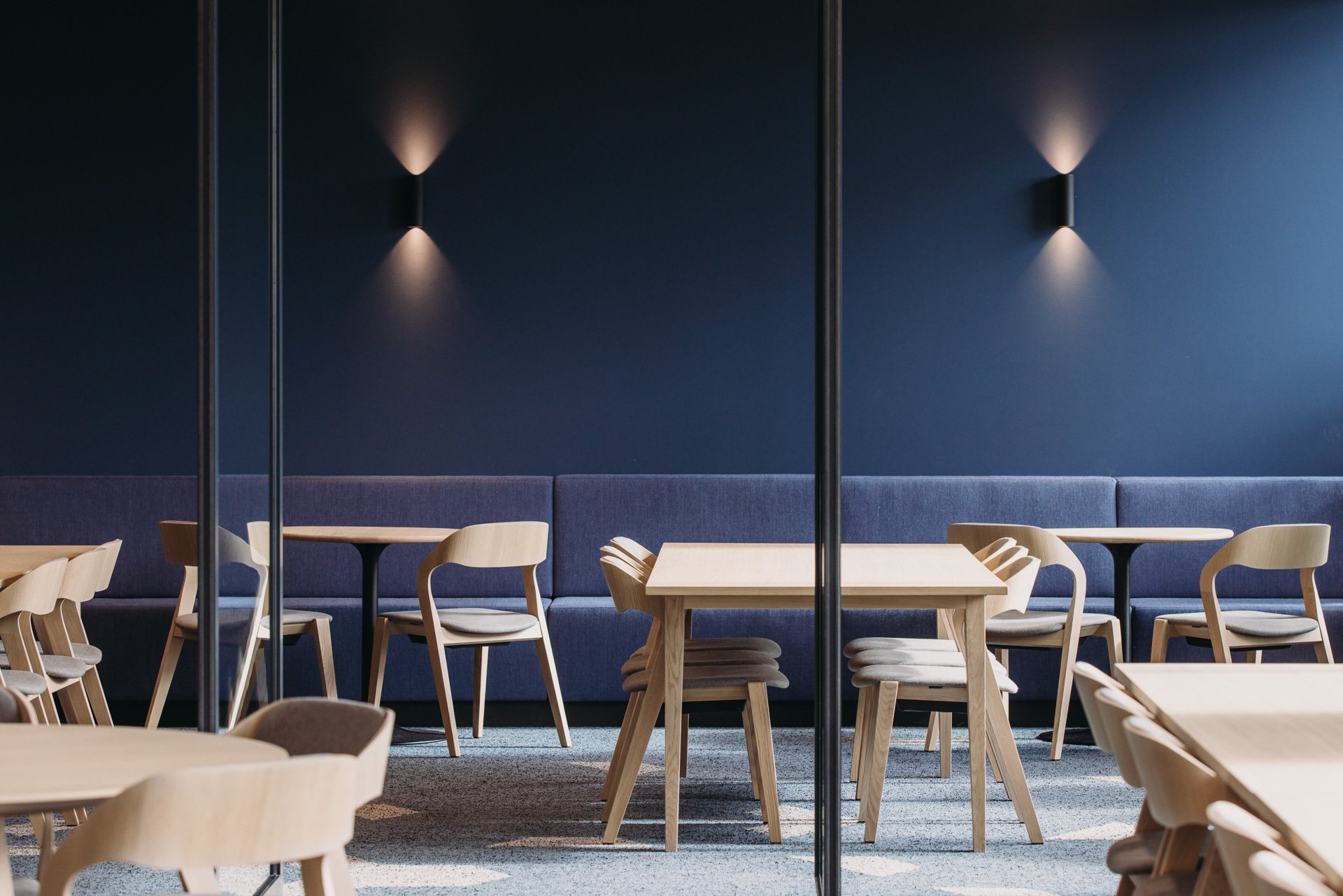 Interior view of VEBE's facility with attention to detail