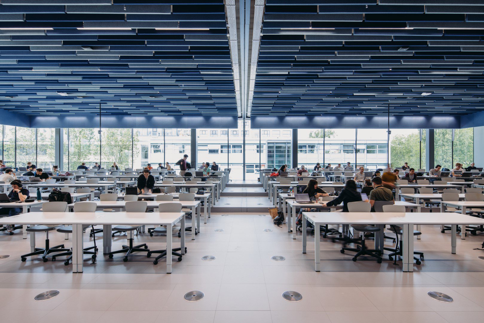 Interior view of TU Delft ECHO building