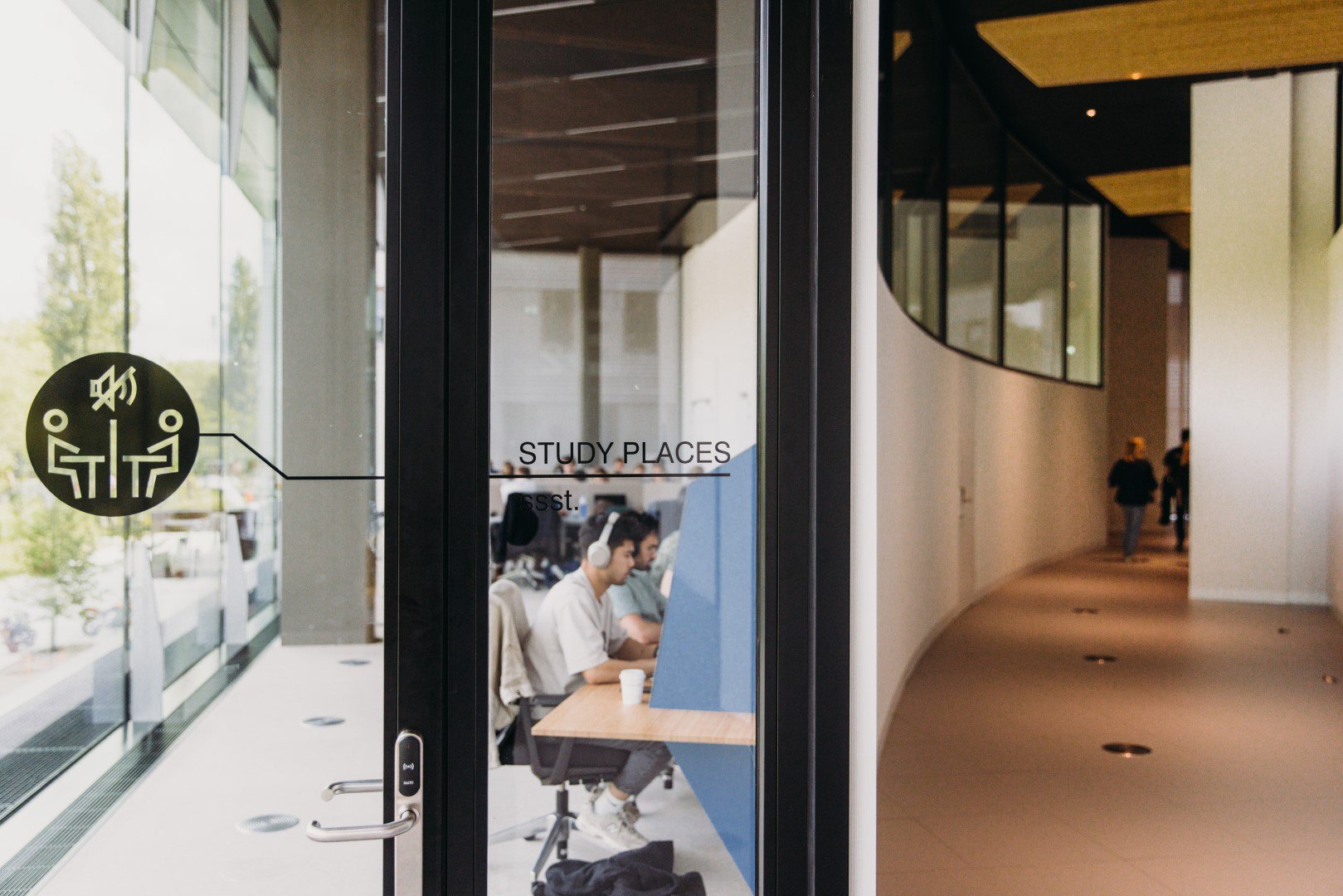 Interior view of TU Delft ECHO building
