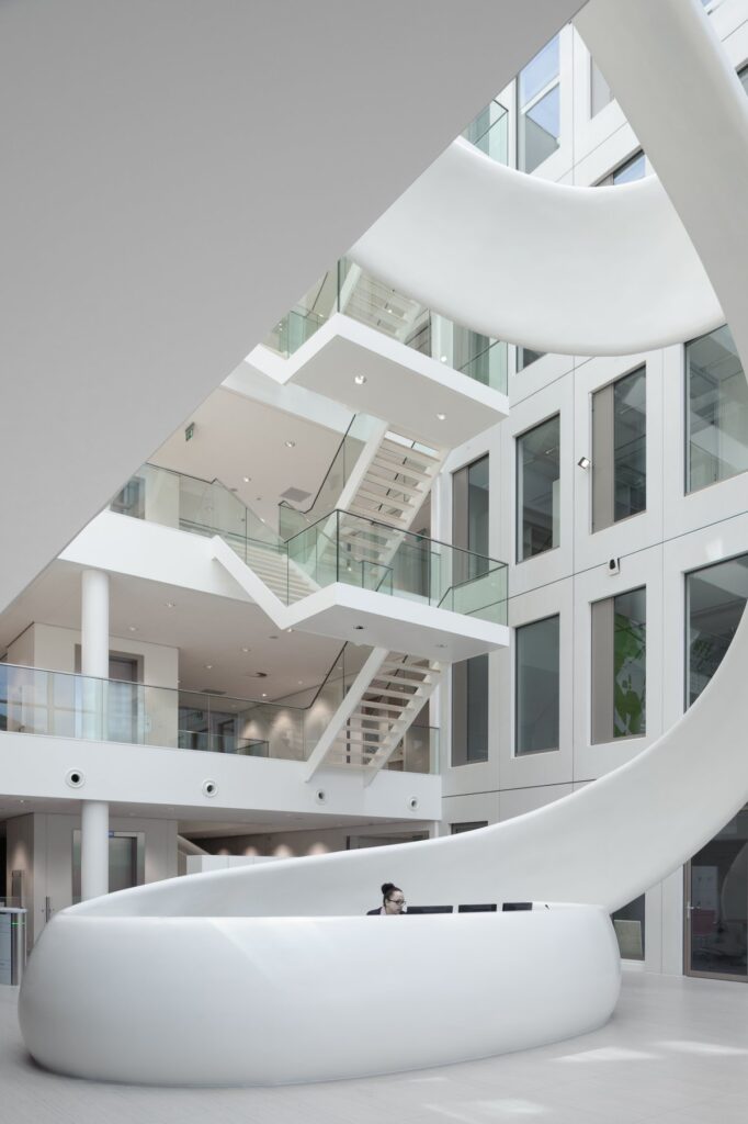 Atrium of FrieslandCampina Innovation Centre