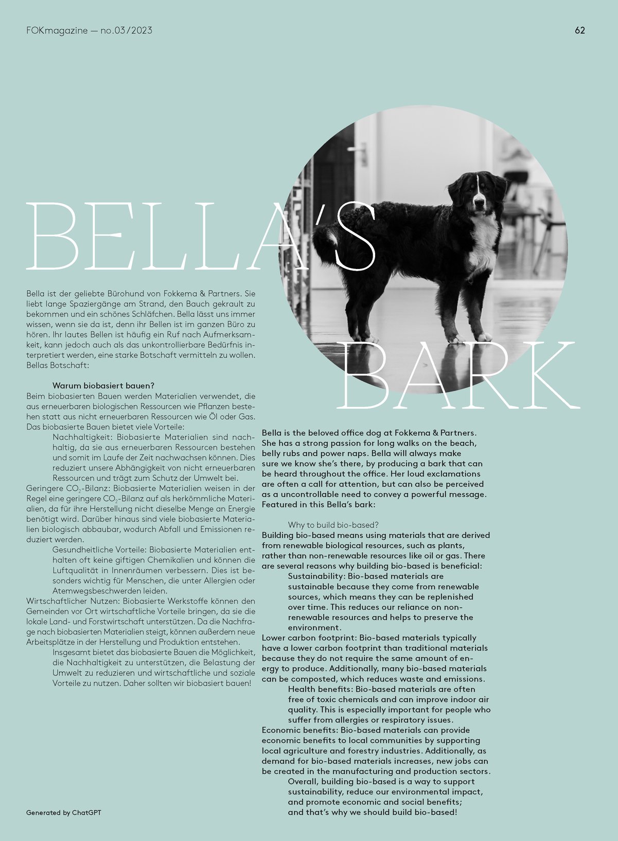 Bella’s Bark