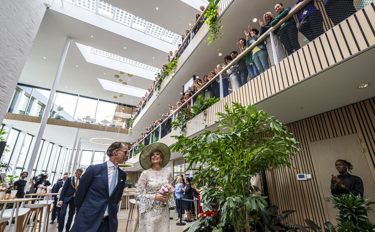 Image of the royal event opening the dsm-firmenich headquarters