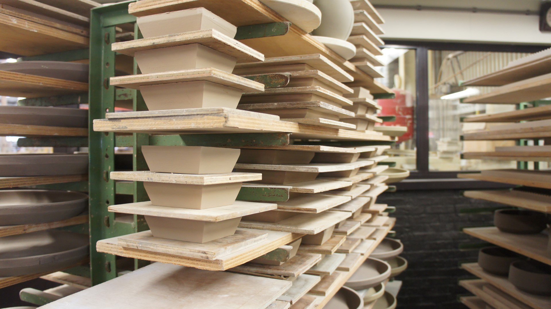 Havengebouw Amsterdam coffee bar with tiles