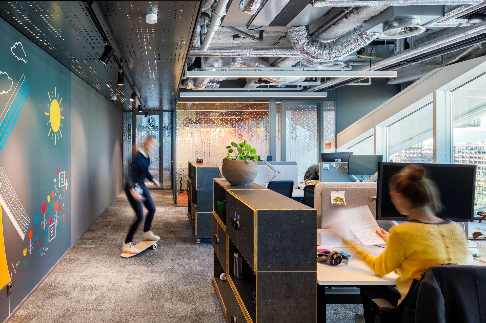 Google Amsterdam office urban café