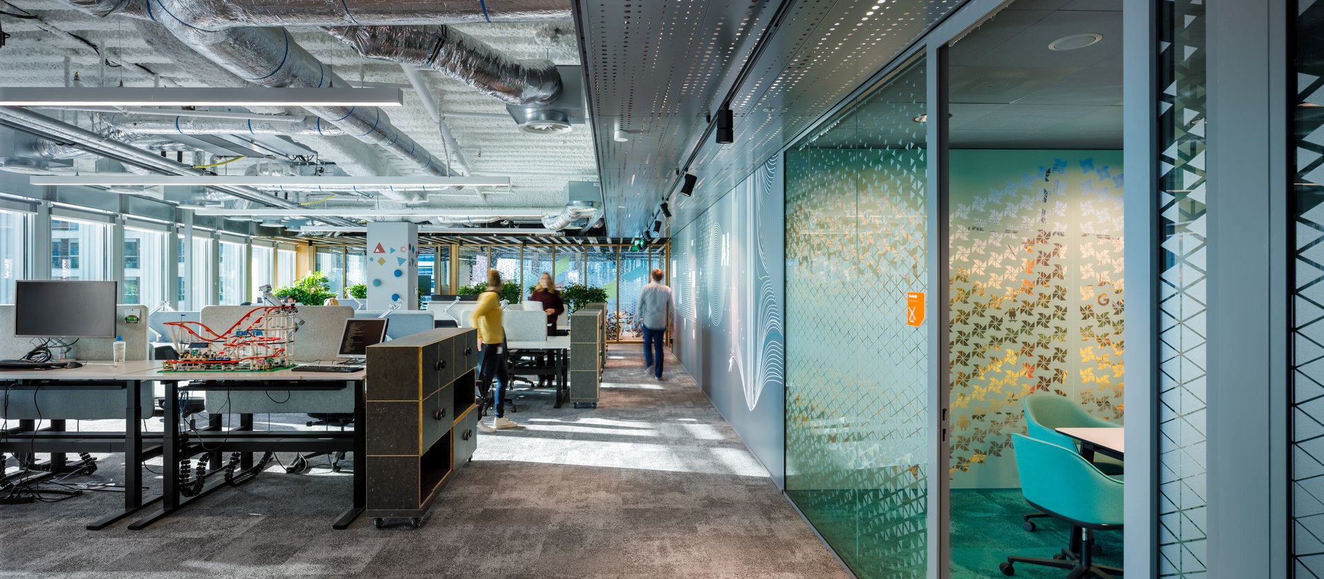 Google Amsterdam office workspace