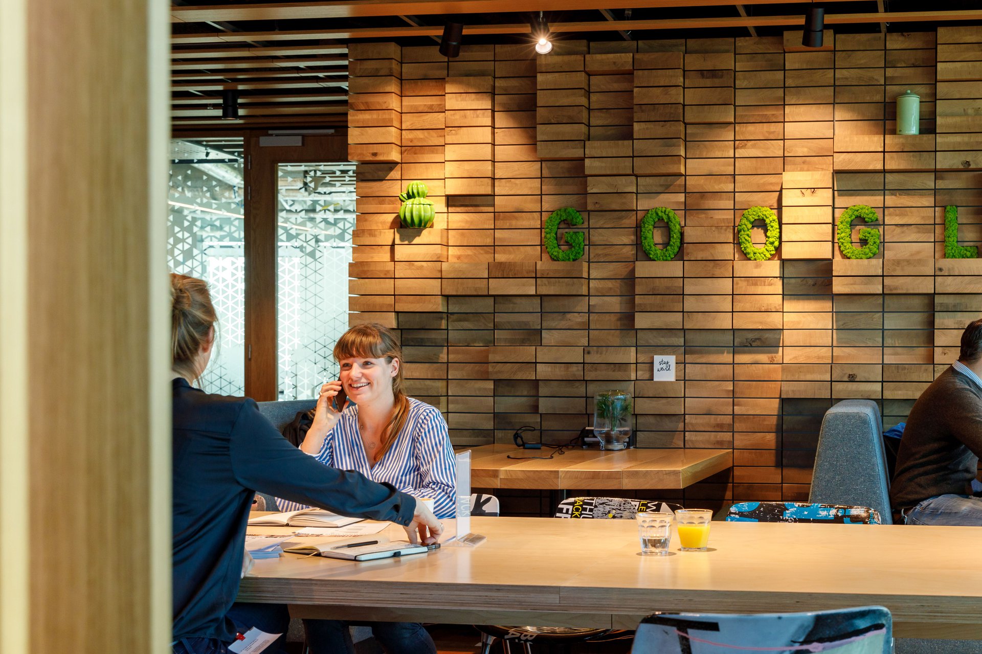 Google Amsterdam office meeting area