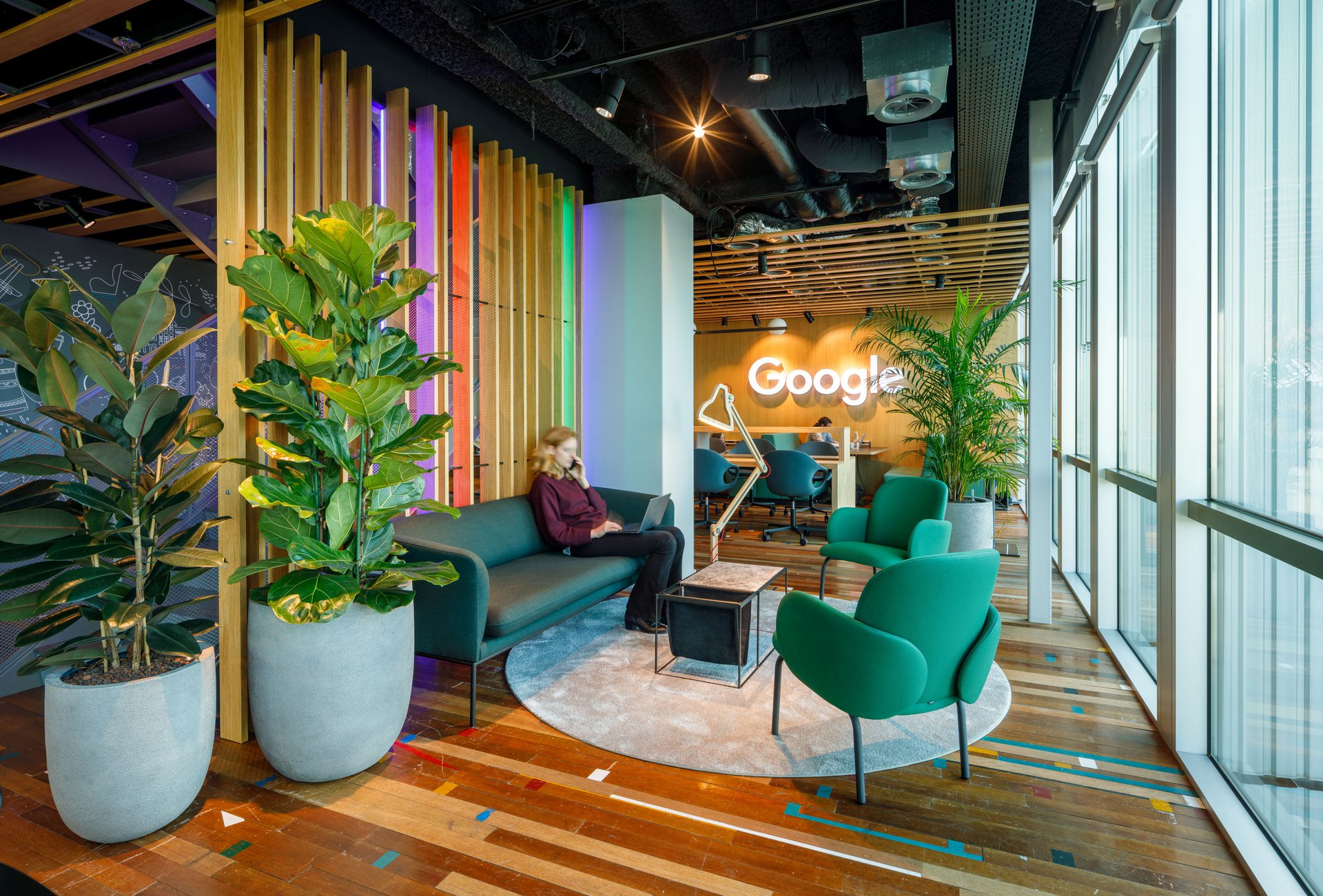 Google Amsterdam office design details