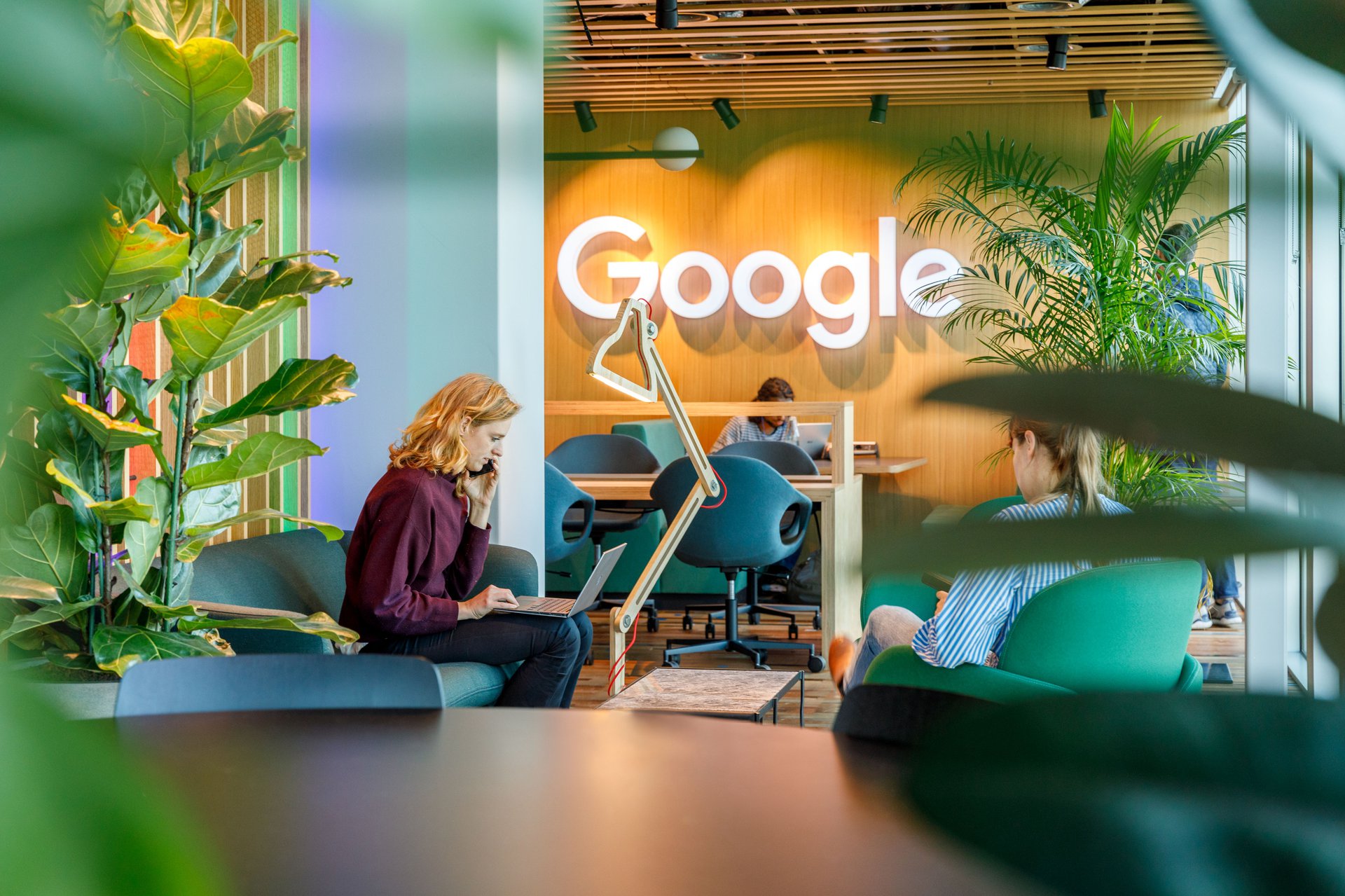 Interior view of Google Amsterdam office