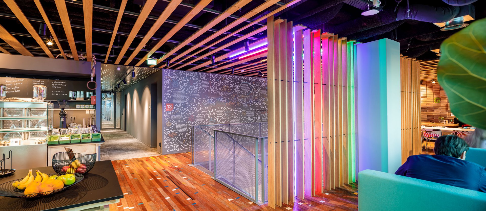 Google Amsterdam office lounge area