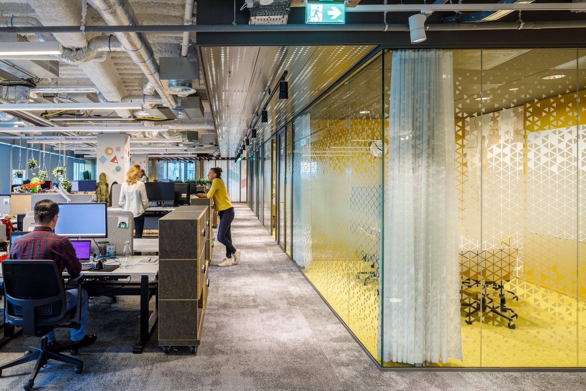 Google Amsterdam office workspace