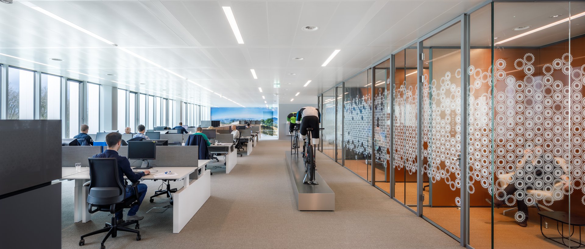 Interior design with a technologically advanced look and feel