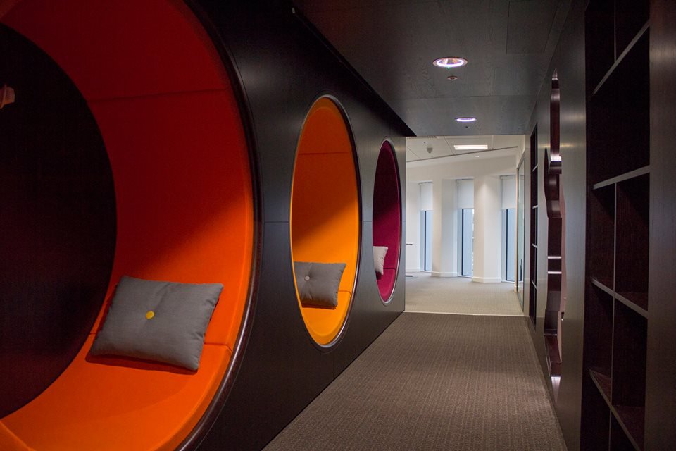 LEGO UK headquarters staircase