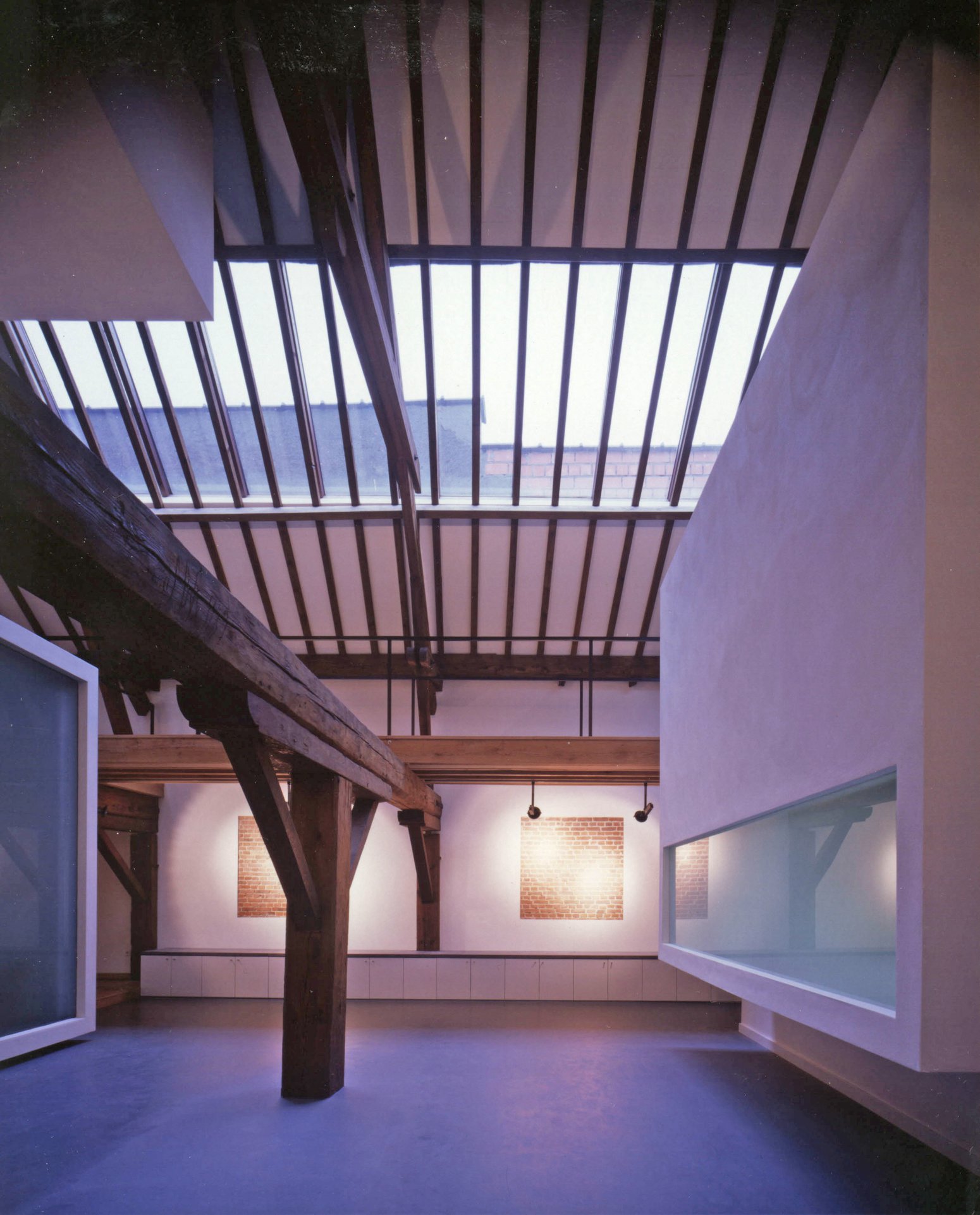 A warehouse conversion to residence, stripped to the essential.