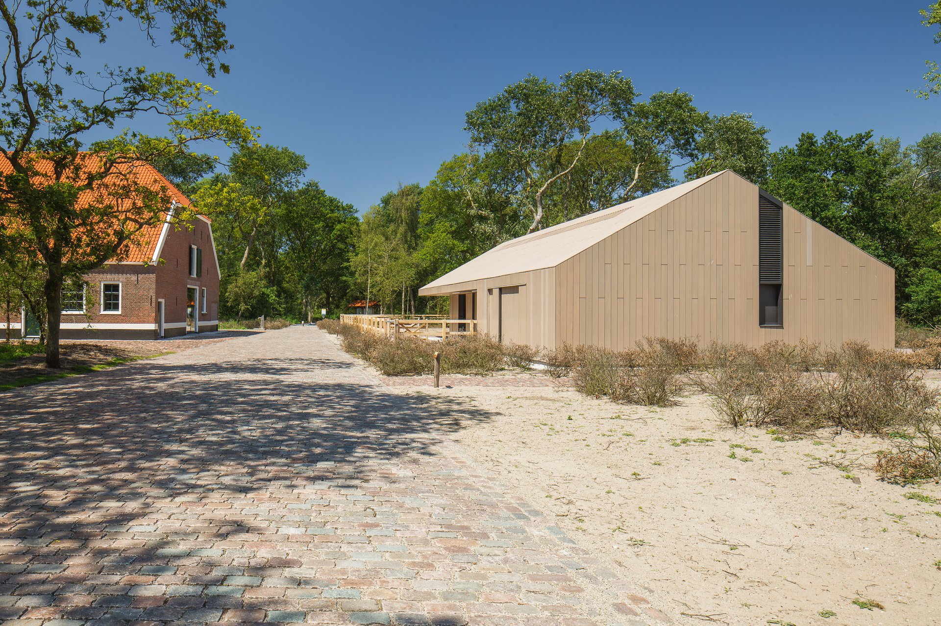 New horse stables complete the transformation of a historic farm ensemble