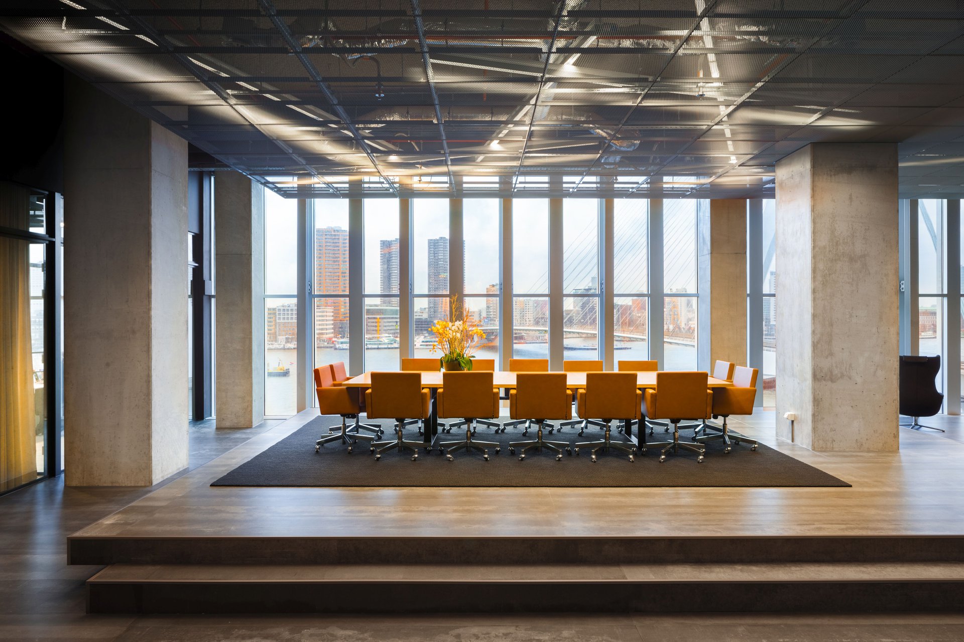 XXL hospitality office in O.M.A.'s landmark building ‘de Rotterdam'