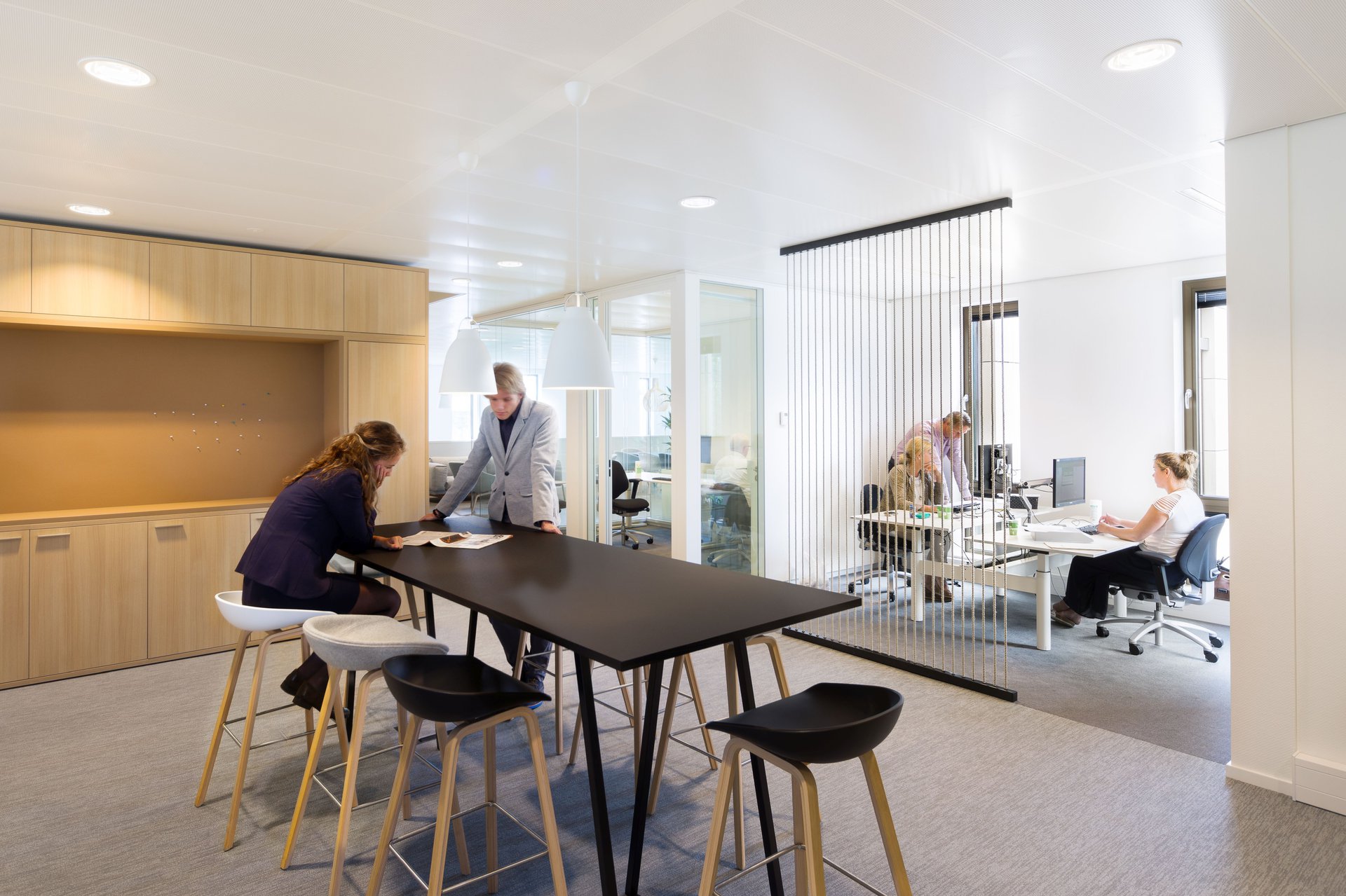 The surrounding landscape of Krimpen aan den IJssel featured in its council chamber