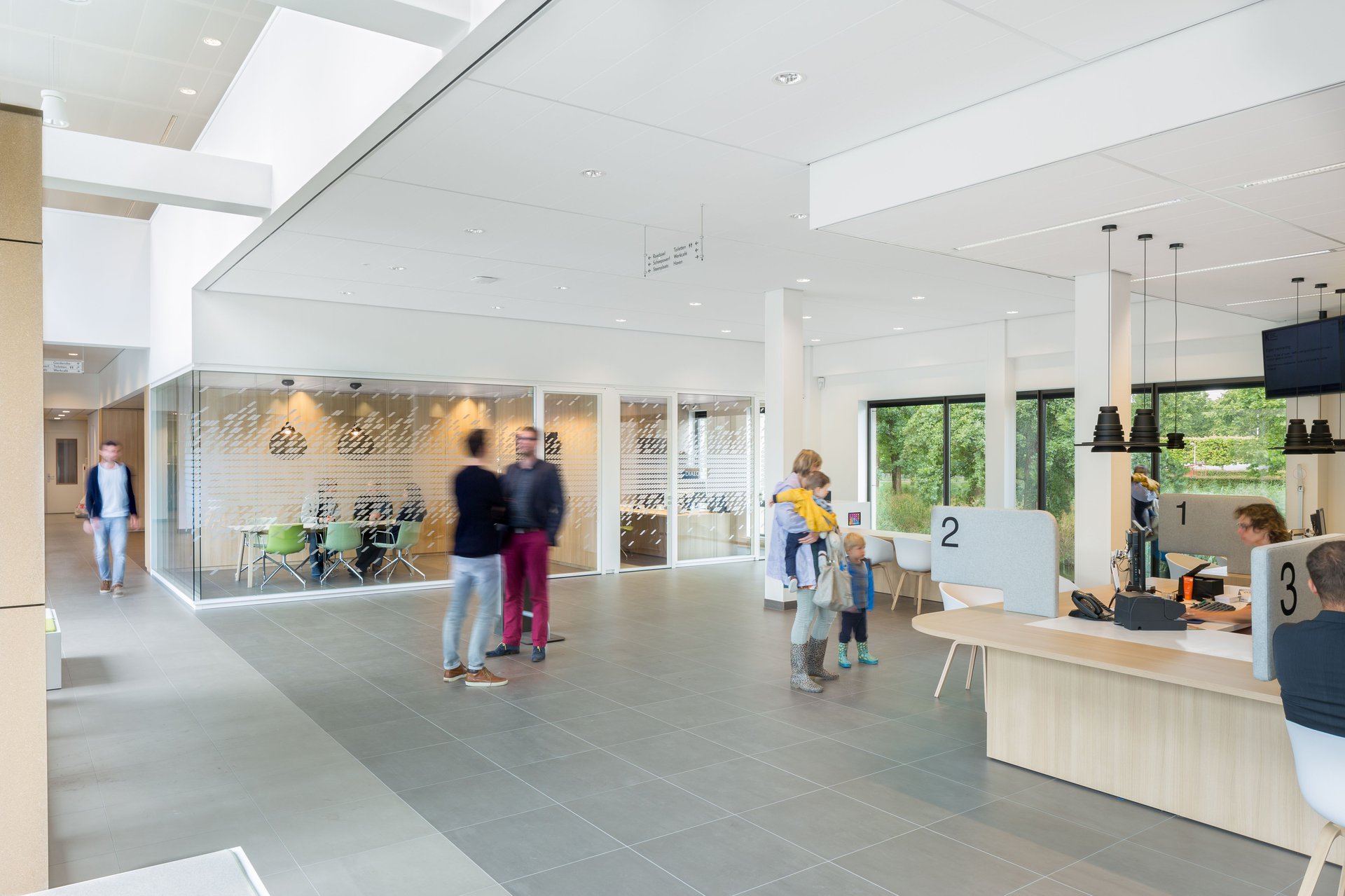 The surrounding landscape of Krimpen aan den IJssel featured in its council chamber
