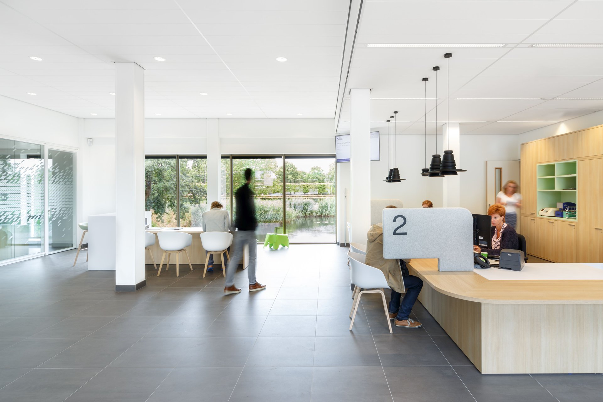 The surrounding landscape of Krimpen aan den IJssel featured in its council chamber