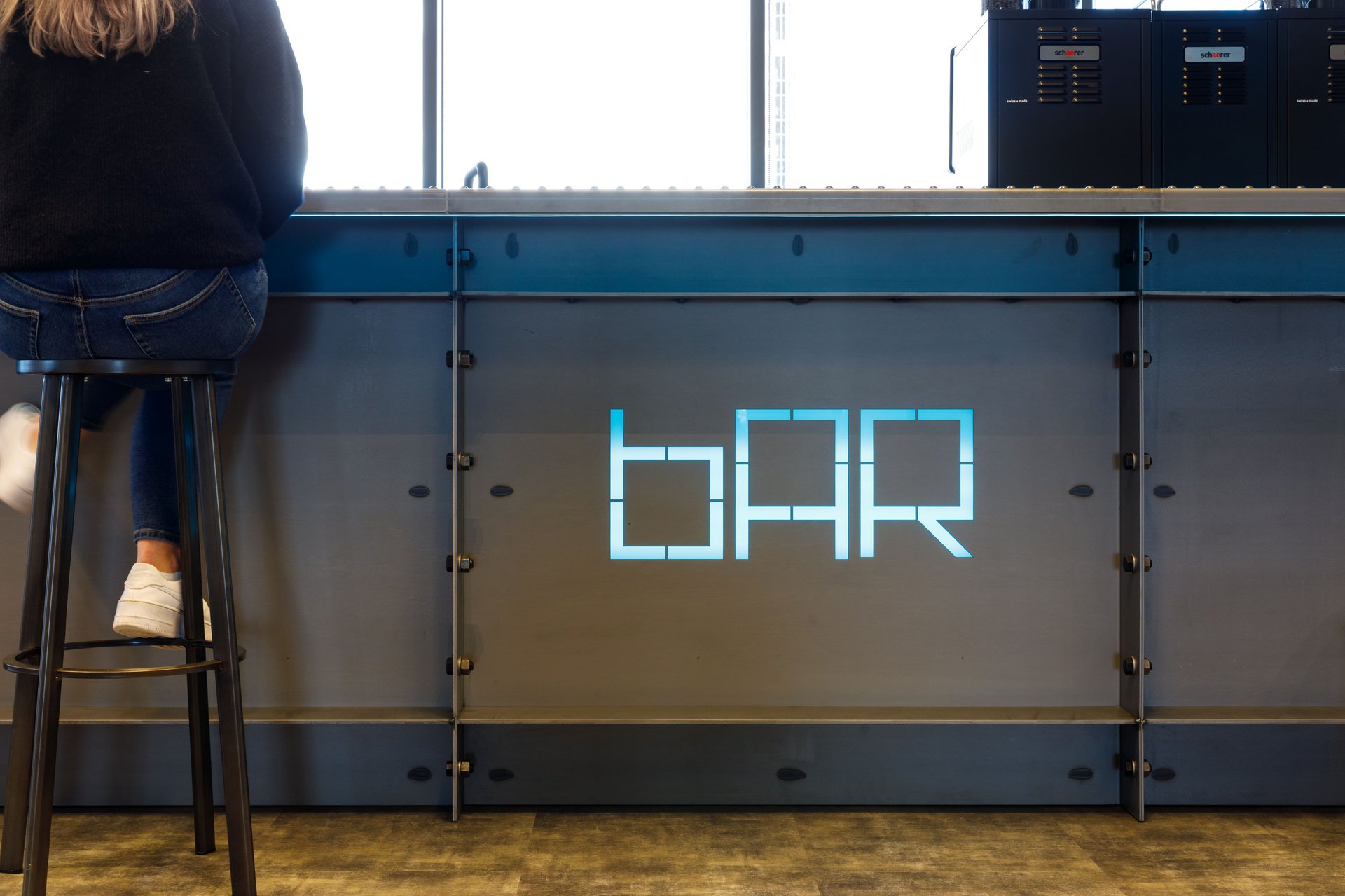 Interior view of Rabobank with collaborative zones